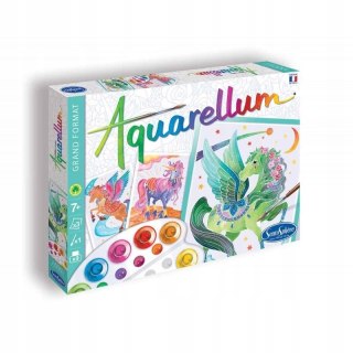 Aquarellum JEDNOROŻCE I PEGAZY Zestaw do Malowania Akwarelami dla dzieci 7+