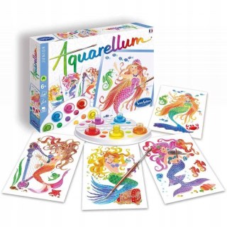 Aquarellum SYRENY Zestaw do Malowania Akwarelami dla Dzieci 7+
