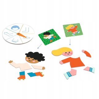 Bodyco Edukacyjna Gra Lotto dla dzieci Nauka części ciała DJECO 3+
