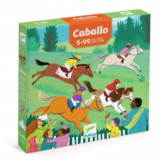 Djeco Gra Planszowa Caballo Wyścig Konny Strategiczna 5+