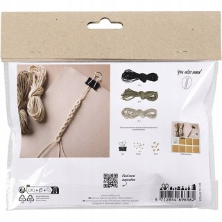 Mini Zestaw do Makramy Stwórz Bransoletki DIY