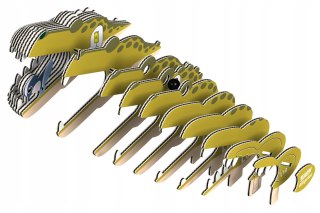 ALIGATOR Układanka Puzzle 3D EUGY
