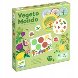 Gra edukacyjna Vegeto Mondo Nauka pór roku Lotto dla dzieci DJECO 5+
