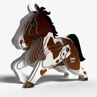 KOŃ Układanka 3D Puzzle z recyklingu EUGY 6+