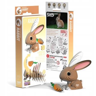 KRÓLIK Układanka Puzzle 3D z recyklingu EUGY 6+