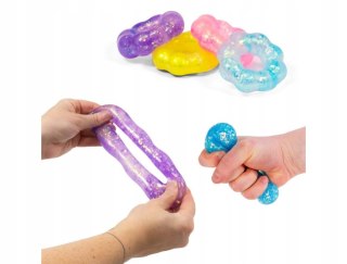 Scrunchems Sensory Bubble Ring Brokatowy gniotek antystresowy 8 cm