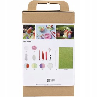 Zestaw DIY Świat Wróżek Modelowanie Silk Clay 7 kolorów 6 lat +