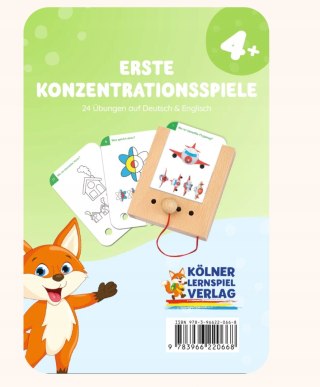 Zestaw WiemTo PIERWSZE GRY NA KONCENTRACJĘ 4+