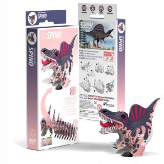 Spinozaur Dinozaur 3D Eko Układanka Kartonowa Kreatywna Edukacyjna 6+
