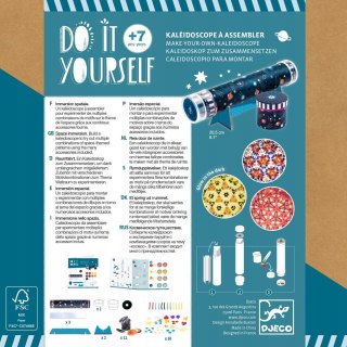 Kreatywny Zestaw do złożenia DIY Kalejdoskop KOSMOS Djeco 7+