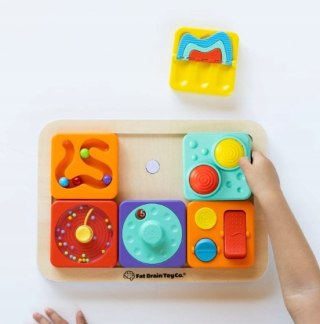 PlayTab Sensoryczny Kwadrat Przekładanka Montessori 12m+ Fat Brain Toys