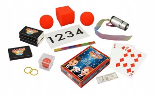 Zestaw magiczny dla dzieci WONDERFULL Sztuczki iluzjonista 50 trików 7+