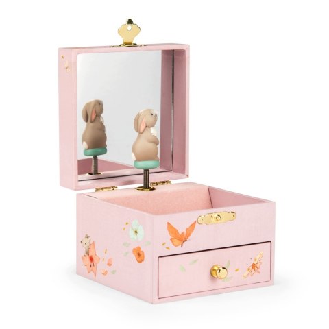 Moulin Roty Les Rosalies Pozytywka Szkatułka z Króliczkiem Drewniana 3+
