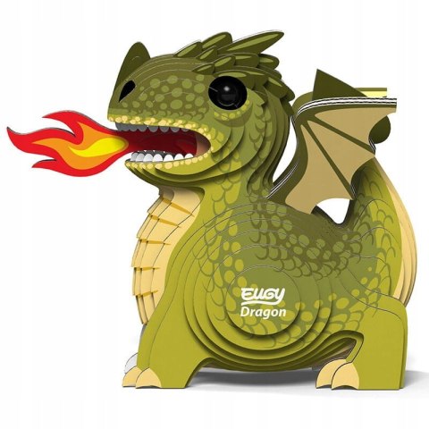 Smok Eugy 3D Eko Układanka Kartonowa Kreatywna Edukacyjna 6+