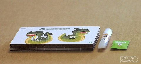 Smok Eugy 3D Eko Układanka Kartonowa Kreatywna Edukacyjna 6+