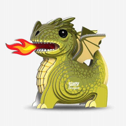 Smok Eugy 3D Eko Układanka Kartonowa Kreatywna Edukacyjna 6+