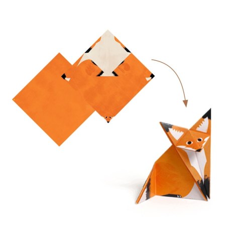 Djeco Origami Spacer w Lesie Zestaw Kreatywny DIY FSC 7+