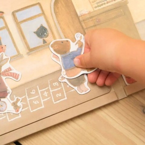 EGMONT TOYS Gra Magnetyczna Układanka Szkolni Przyjaciele Magnesy