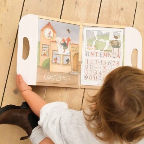 EGMONT TOYS Gra Magnetyczna Układanka Szkolni Przyjaciele Magnesy