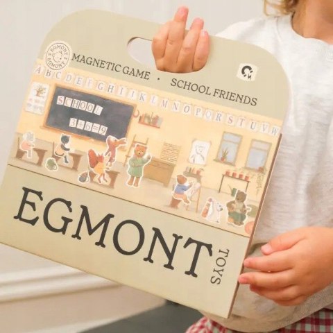 EGMONT TOYS Gra Magnetyczna Układanka Szkolni Przyjaciele Magnesy