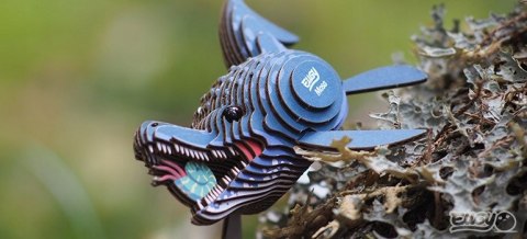 EUGY Mozazaur Mosasaurus Puzzle 3D EKO Układanka Model 25 el. 6+