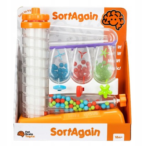 Fat Brain Toys SortAgain Zakręcony Sorter Kulek Sensoryczny Labirynt 18m+