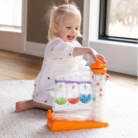Fat Brain Toys SortAgain Zakręcony Sorter Kulek Sensoryczny Labirynt 18m+