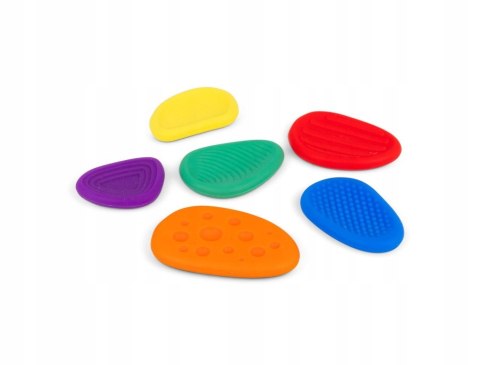 Kamienie Sensoryczne Antystresowe Fidget Worry Stones 6 szt Zabawka SI 3+