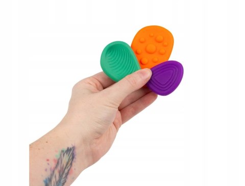 Kamienie Sensoryczne Antystresowe Fidget Worry Stones 6 szt Zabawka SI 3+