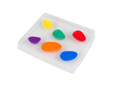 Kamienie Sensoryczne Antystresowe Fidget Worry Stones 6 szt Zabawka SI 3+
