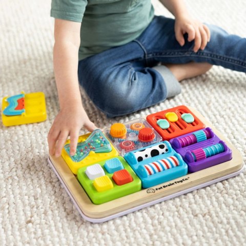 PlayTab Sensoryczny Kwadrat Klepsydra Montessori 12m+ Fat Brain Toys