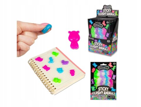 SCRUNCHEMS Lepkie Gniotki Zwierzątka Squishy Sensoryczne 20 szt.
