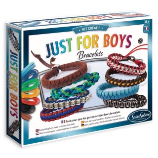 SentoSphere Bransoletki Just for Boys DIY Zestaw Kreatywny 8+