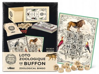 Vilac Lotto Zoologiczne Buffona Gra Drewniana Bingo Zwierzęta Premium