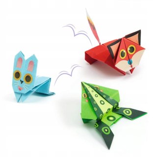 DJECO Zestaw artystyczny kreatywny Origami Skaczące Zwierzątka