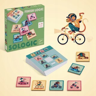 Djeco Finish Logic Gra edukacyjna logiczna dla dzieci i dorosłych 6-99 lat