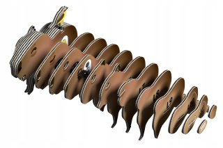 Kapibara Układanka Puzzle 3D EUGY 6+