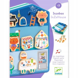 Puzzle magnetyczne Domek Kotków Djeco - 40 elementów - dla dzieci 3+