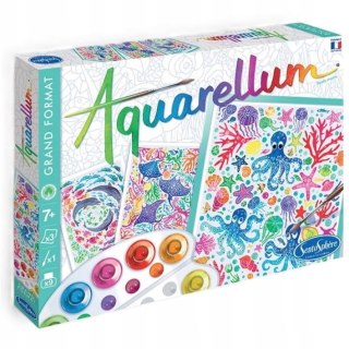 Aquarellum GŁĘBINY OCEANU Zestaw do Malowania Akwarelami dla Dzieci 7+