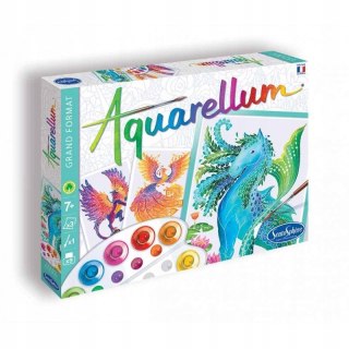 Aquarellum MITYCZNE STWORZENIA Zestaw do Malowania Akwarelami dla Dzieci 7+