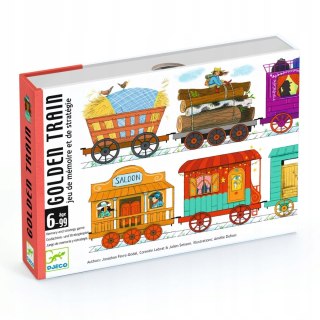Gra Karciana Dokładaj wagony GOLDEN TRAIN 6-99 lat DJECO